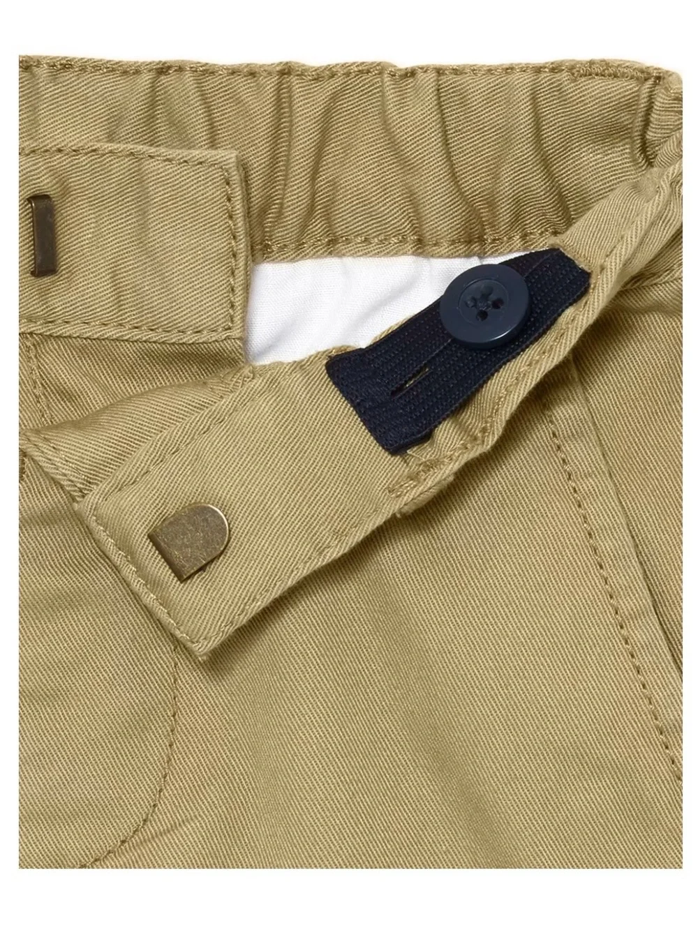 3 Pairs The Children’s Place Toddler Boys Stretch Chino Shorts - Flax/Khaki - 4T